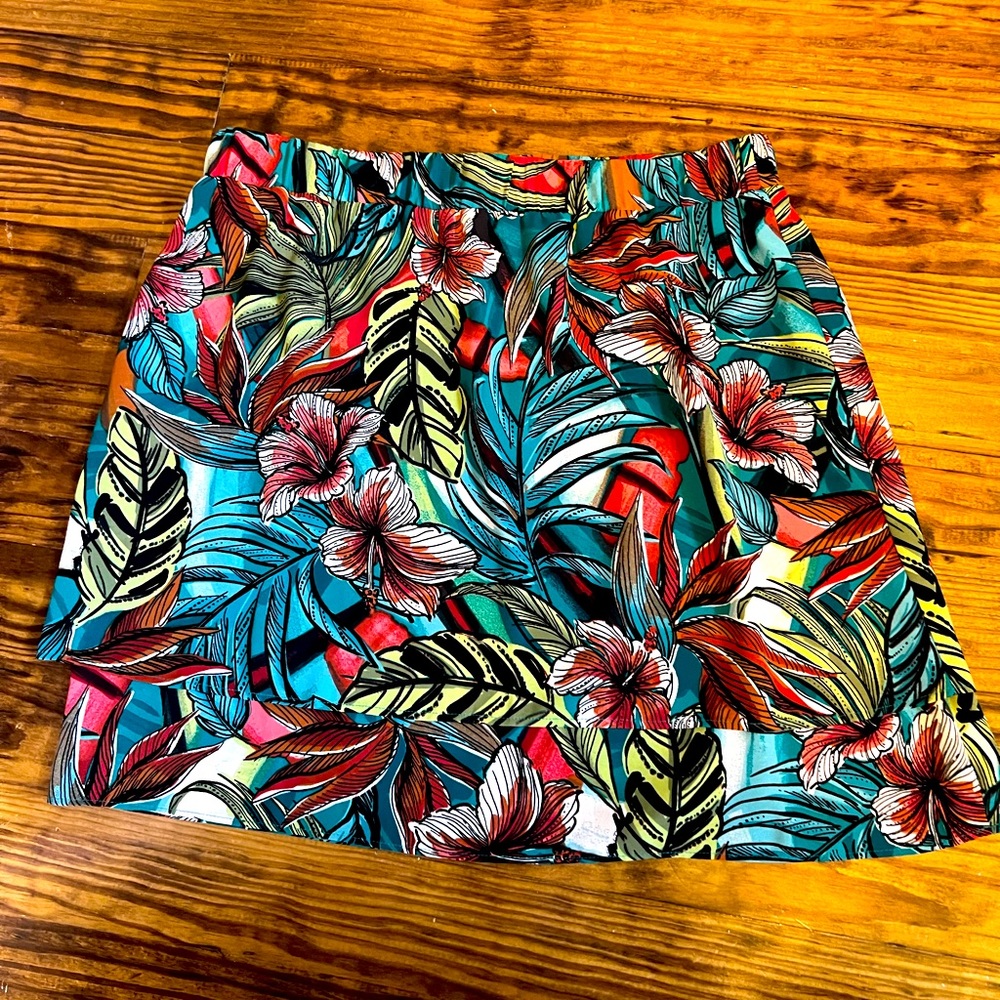 Loft skirt floral